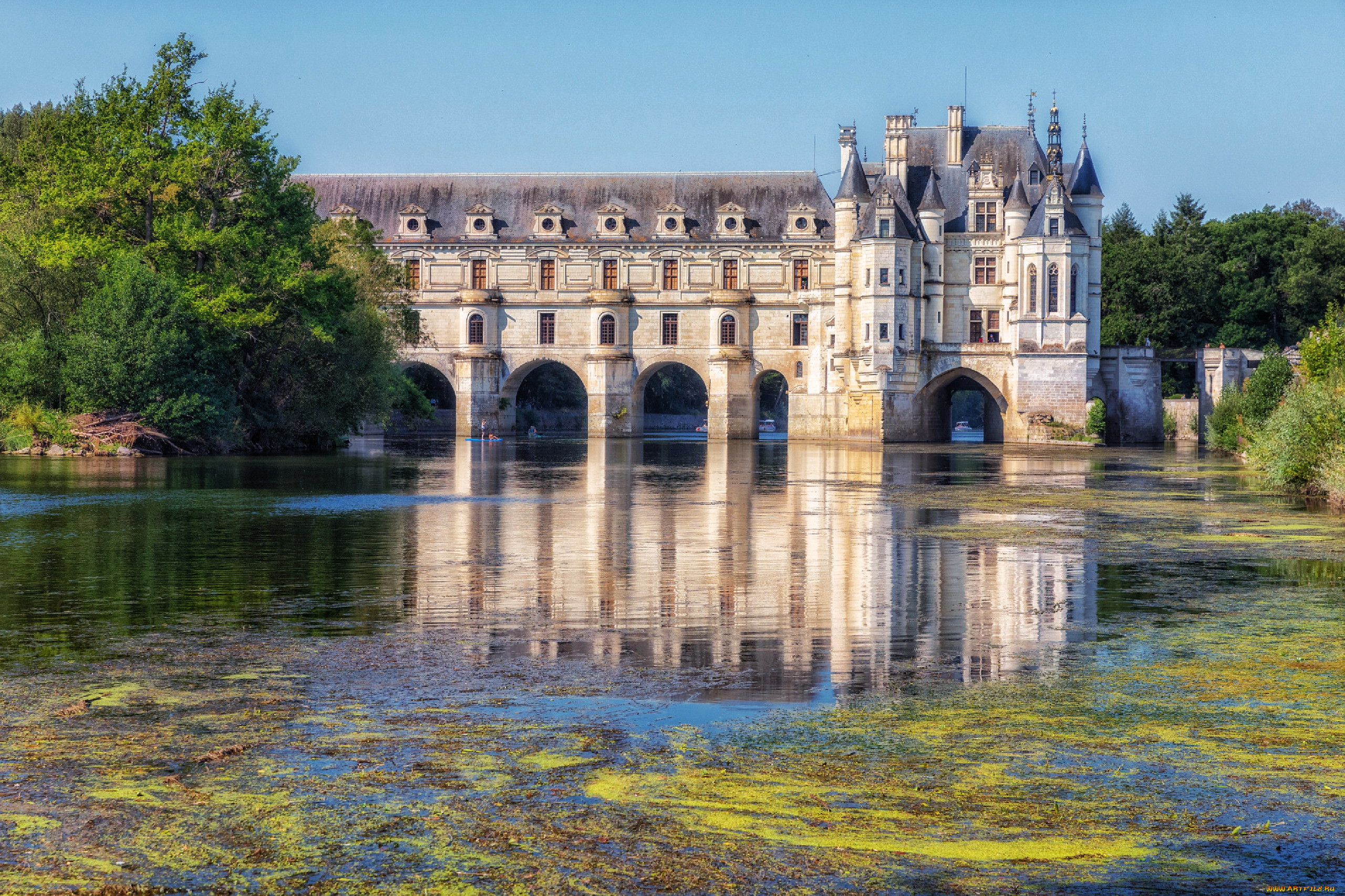 ,   , , chateau, de, chenonceau, france